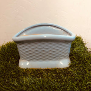 Basket ceramic pot