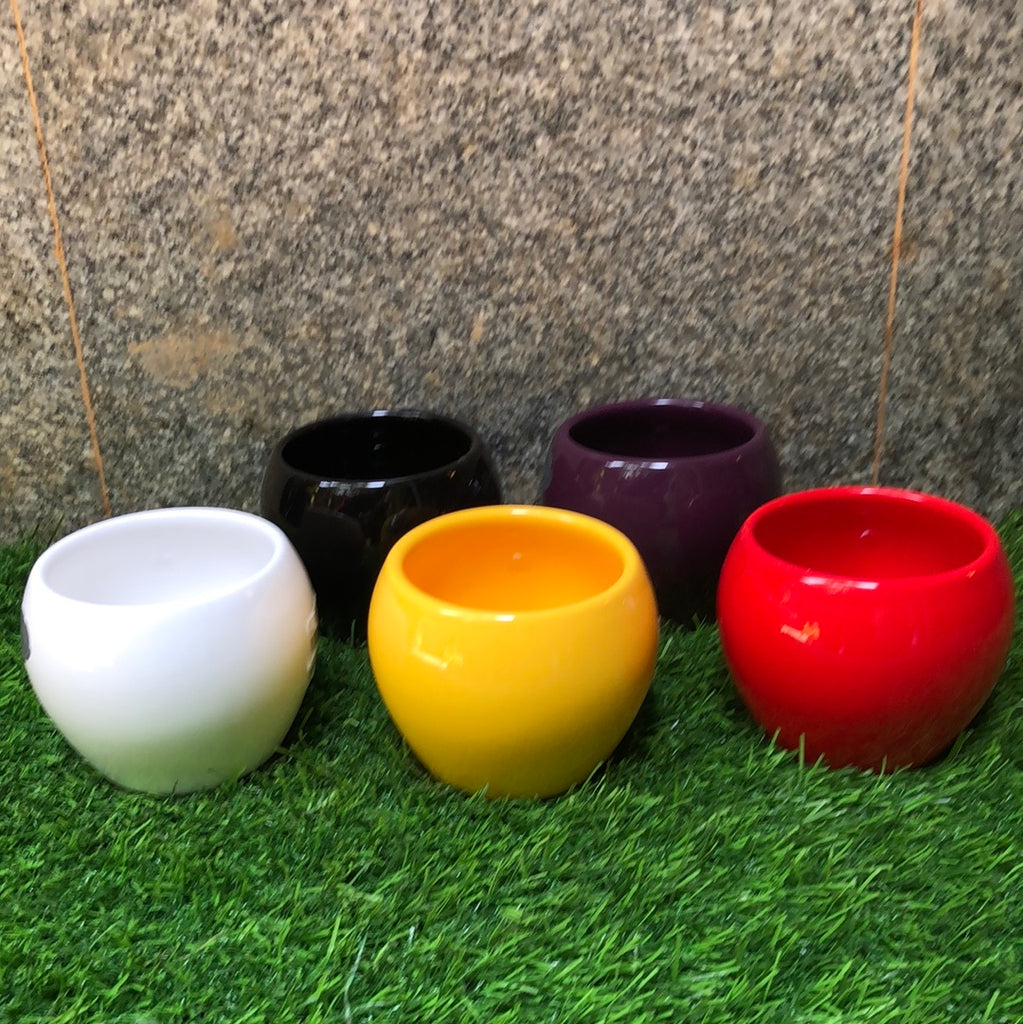 Apple shine Ceramic pot