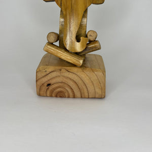 Coconut shell bamboo ganesha