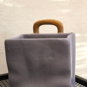 Purse ceramic pot