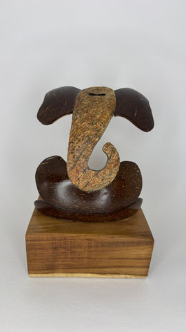 Coconut shell Ganesha