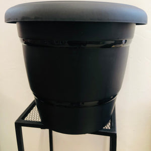 “14”Black Plastic pot