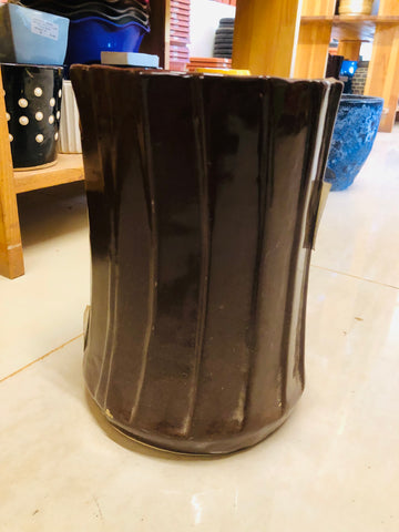 Wood marble Ceramic pot