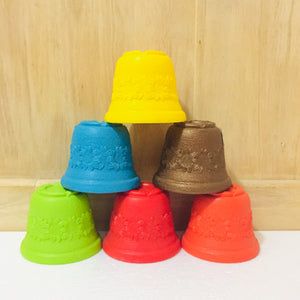 sunflower plastic pot