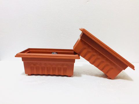 terracotta “10" Plastic Pot
